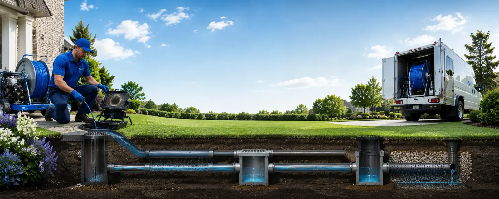 Outdoor drain cleaning information for Dora, MO